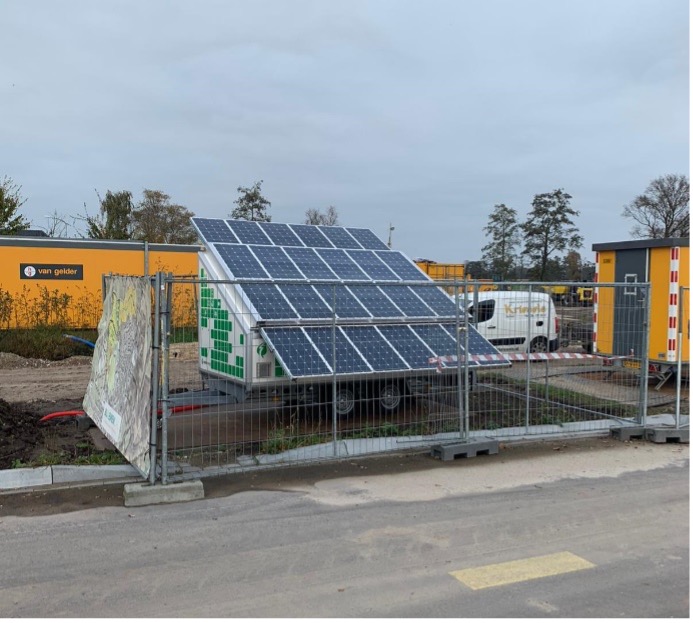 Bau einer neuen Wohnsiedlung in Barneveld: 92 % des Strombedarfs werden nachhaltig erzeugt